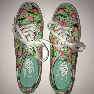 Flamingo print VANS